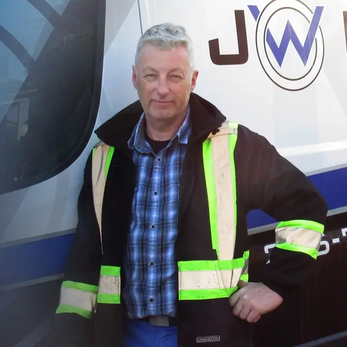 Picture of Jost Neuhaus, the owner of JWN Mechanical