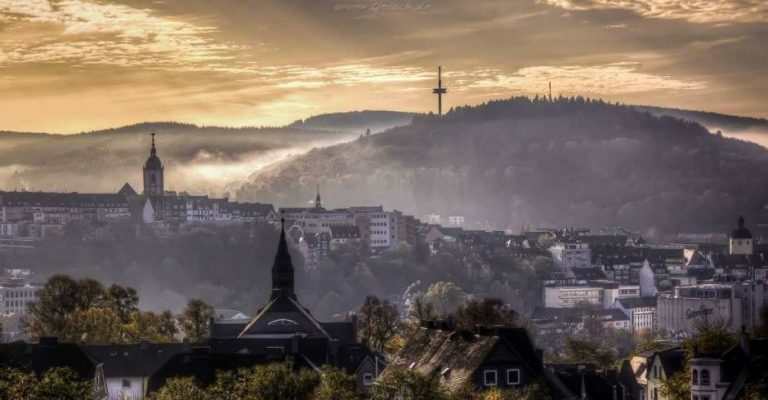 A landscape of the owner's hometown back in Germany