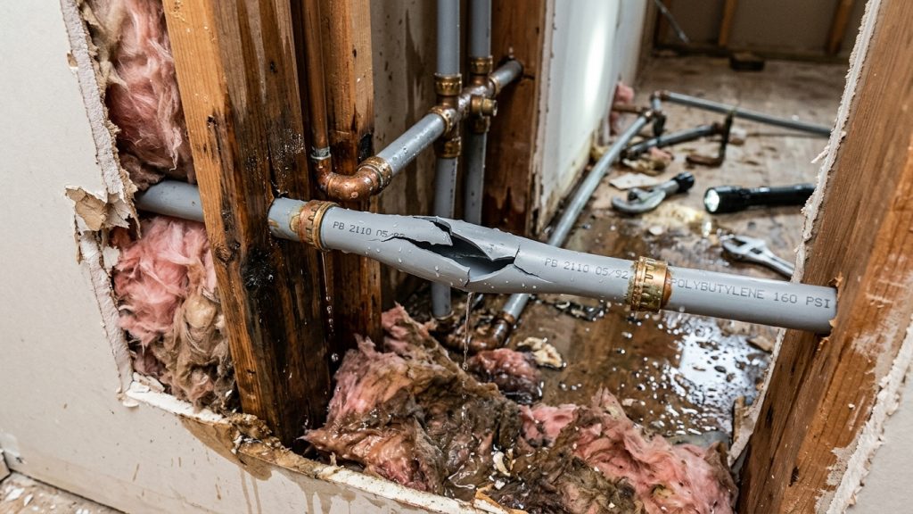 Poly B Plumbing Failure